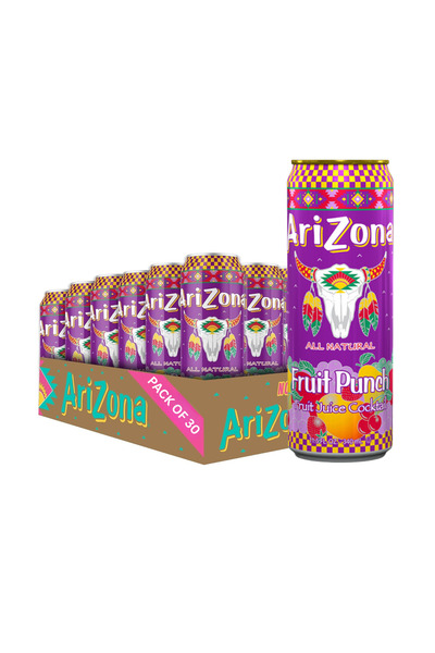 Arizona علب نحيفة متنوعة 340 مل × 30