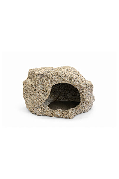 Dophin Natural Sandstone Rock Cave Aquarium Hideout - 19cm | Realistic Cichli...