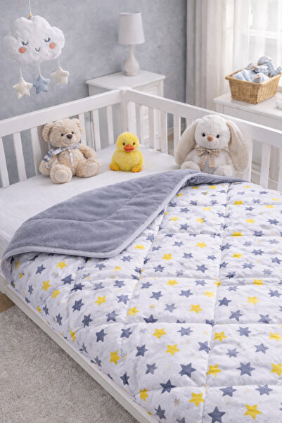 Lavinya Home Denizli Çift Taraflı Welsoft Bebek Yorganı