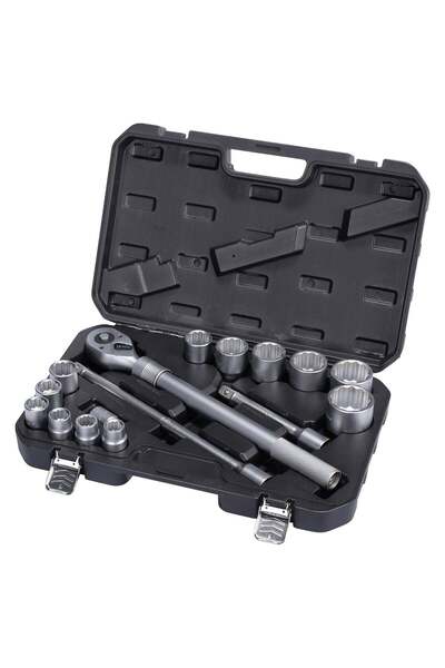 Valkenpower Σετ Καρυδάκια Πολύγωνα 12 Γωνιών 3/4" 19-50mm 16Τμχ