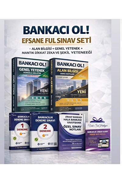Liyakat Yayınları 2026 HALKBANK SINAVI - ALAN BİLGİSİ + GENEL YETENEK + MANTI...