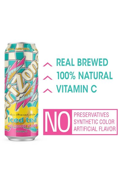 Arizona Lemon Iced Tea 650ml (24 Pack)