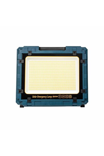 FOXMAG24 Προβολέας LED με ηλιακή και USB φόρτιση, 800W, ενσωματωμένο και αποσ...