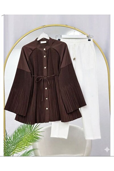 VOLT CLOTHİNG Pi̇li̇se Detailled Shirt and Pants Suit