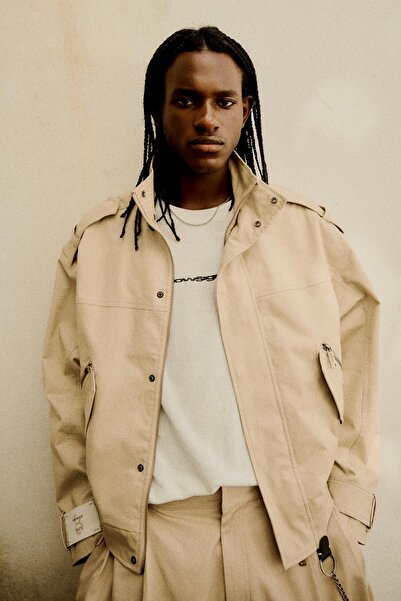 Bershka Kısa trençkot