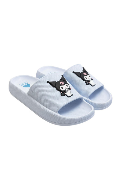 Hello Kitty Șlapi de plajă EVA pentru fete, Kuromi 3D Mov