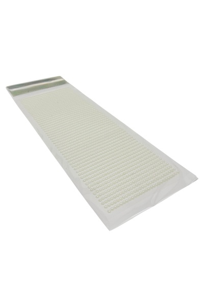AFO Set 1404 Self-Adhesive Beads 3mm White