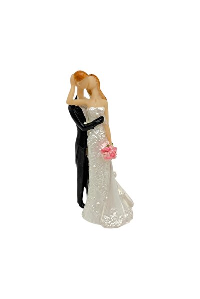 AFO Decorative Figurine Bride and Groom and Bouquet 13cm