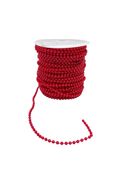 AFO Beaded String Roll 40m Red Color