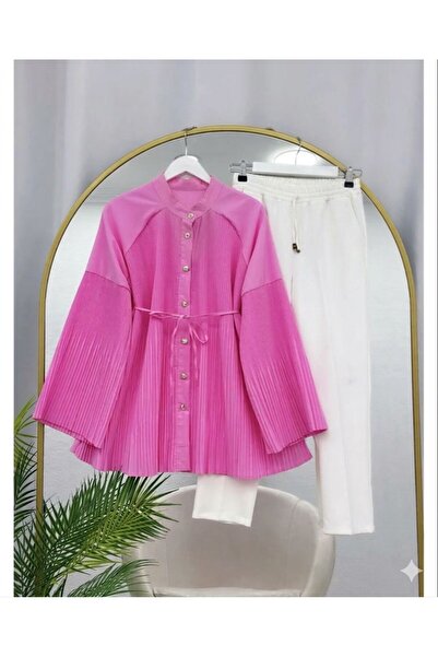 VOLT CLOTHİNG Pi̇li̇se Detailled Shirt and Pants Suit