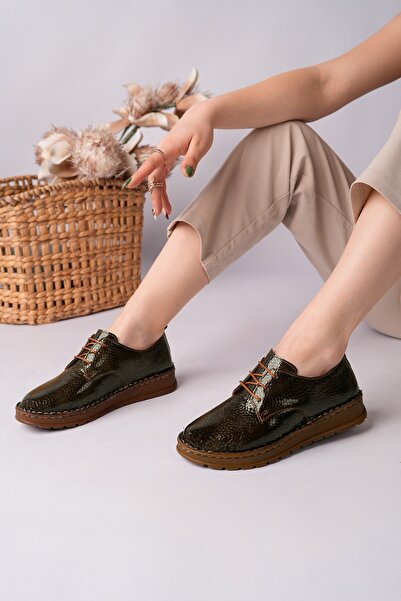 Diego Carlotti Pantofi casual de damă din piele naturală, confortabili, cu ta...