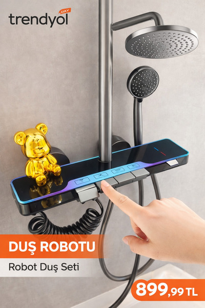 Kaya Yapı Nalbur Akıllı Duş Robotu Seti Kare