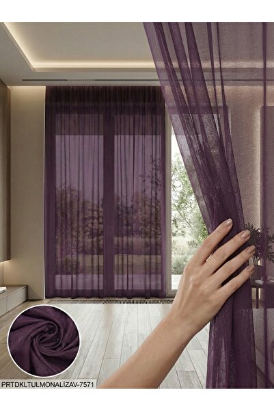 LEVENT ÖZEL PratikTül Armül Orta Işık Geçirgen Tül Perde 300x255 cm