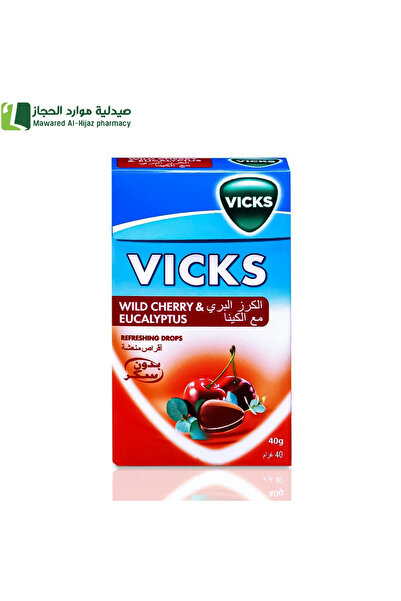 Vicks فيكس استحلاب 40 جم كرز بدون سكر
