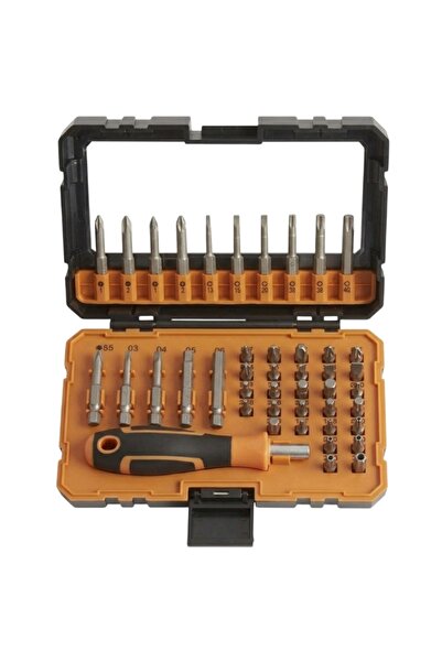 OEM Set of 43 universal bits made of S2 alloy steel, long and short bits, mag...