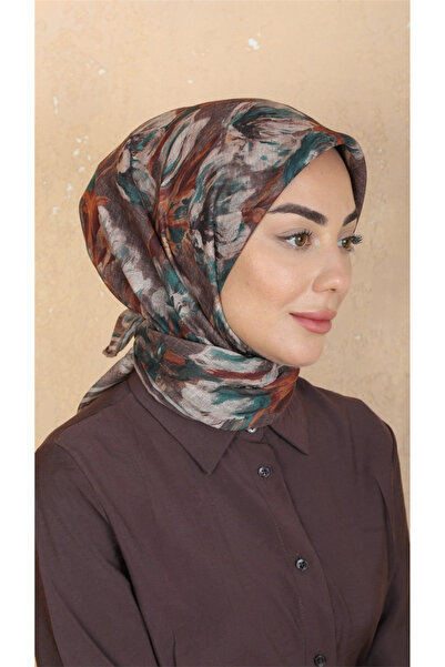 locella Lo'cella Pamuklu Soft Eşarp 4551-4 Kahve