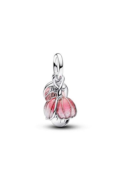 Pandora İki Renkli Açan Çiçek Sallantılı Charm