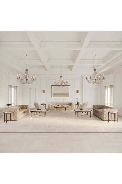 Roots Furniture Diwan SILVER ROUND COFFEE TABLE