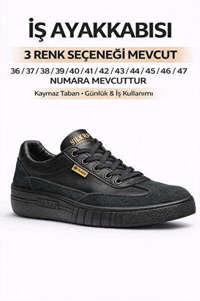 MAYALAR İş Ayakkabısı Poli Taban Dökülme Kırılma Olmaz Günlük Kullanım Siyah ...