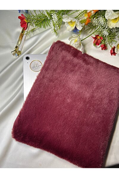 MELSEA Peluş Tablet Çantası 10-11-12 inç Elyaf Dolgulu Tablet Kılıfı