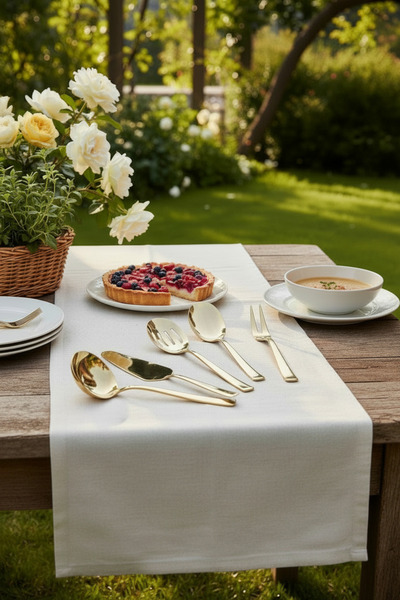 Akayev طقم تقديم الصلصات من أوريا، 5 قطع، مصنوع من الفولاذ المطلي بالذهب