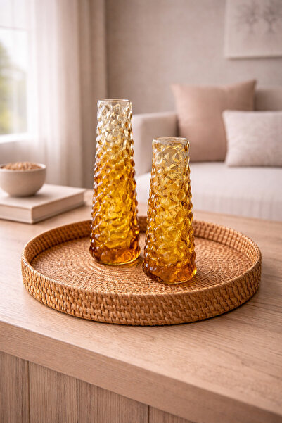Glazze AMBER MUMLUK 2 Lİ 25 X 20 CM