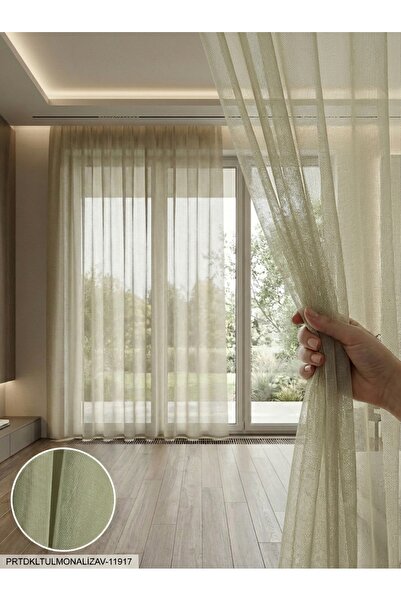 LEVENT ÖZEL PratikTül Armül Orta Işık Geçirgen Tül Perde 300x255 cm