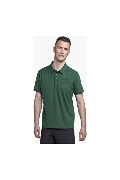 SCHOFFEL Tricou polo bărbătesc RAMSECK VERDE MĂRȘÂNIE 50