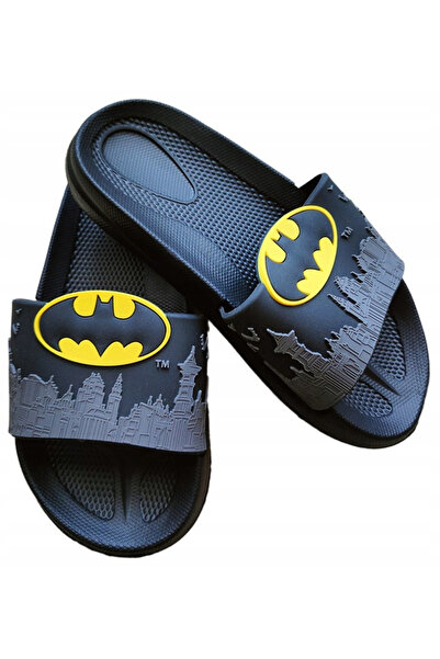 Batman 3D Black Rubber Beach Slippers