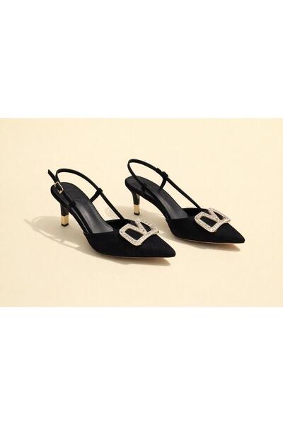 TRENDYSHOSE 2806 حذاء نسائي بكعب رفيع ومشبك