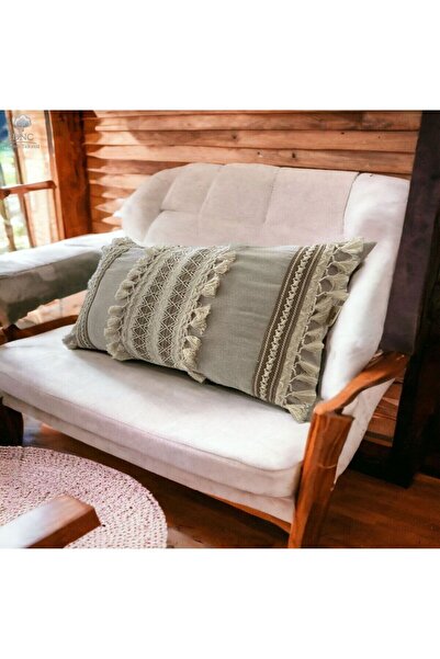 DNC home tekstil Special Design Cream Color Brown Lace Throw Pillow Cover [35...