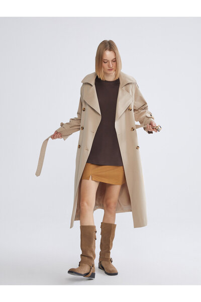 LC Waikiki Trench de damă la două rânduri de nasturi