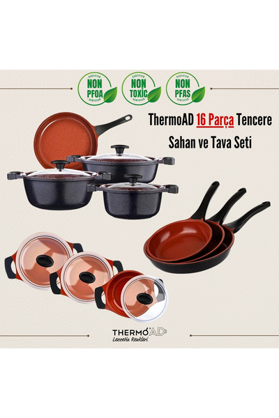 ThermoAD | 16 Parça Mega Set | Graneu Serisi | Red Diamond