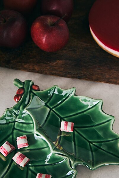 H&M Figüratif Stoneware Servis Tabağı