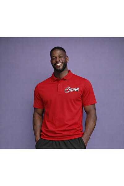 NOFLEN Men's Polo Neck Logo Printed T-Shirt