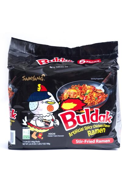 SAMYANG رامن بولداك بنكهة الدجاج الأصلية عبوة من 5 قطع