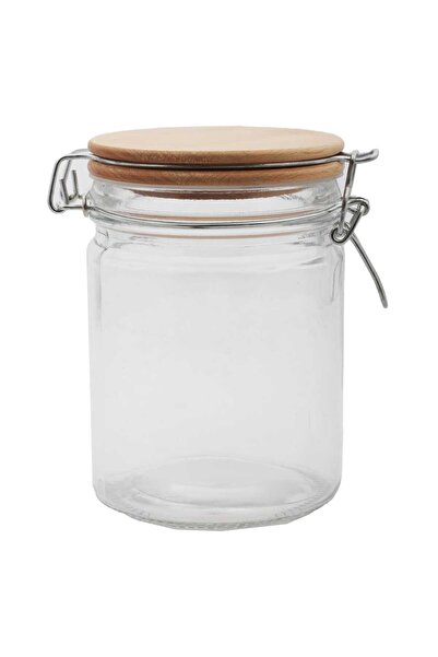 Home Glass Clip Jar, 620 ml