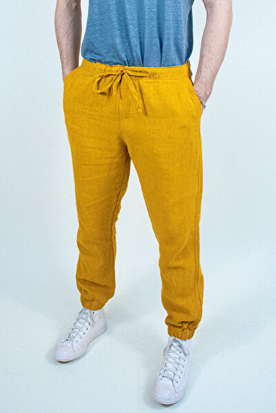 Concept Nature Pants Cypus Linen Mustard
