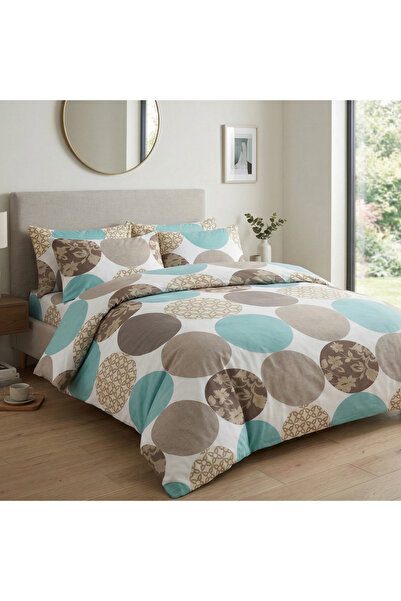 DELUXE Pucioasa 100% Cotton Ranforce Bed Linen 200x220, Pacific Double Bed Set