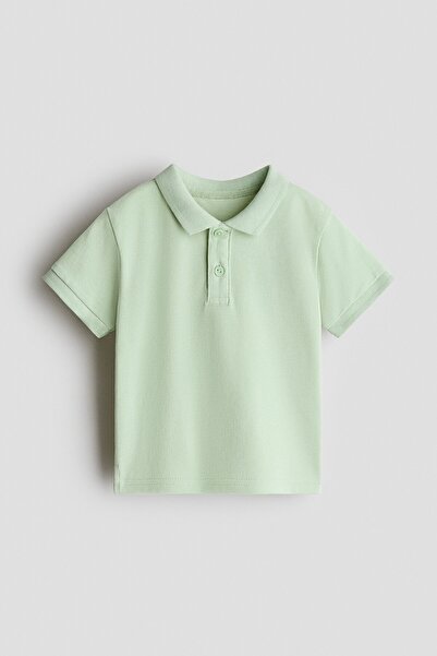 H&M Pamuklu Pike Polo Tişört