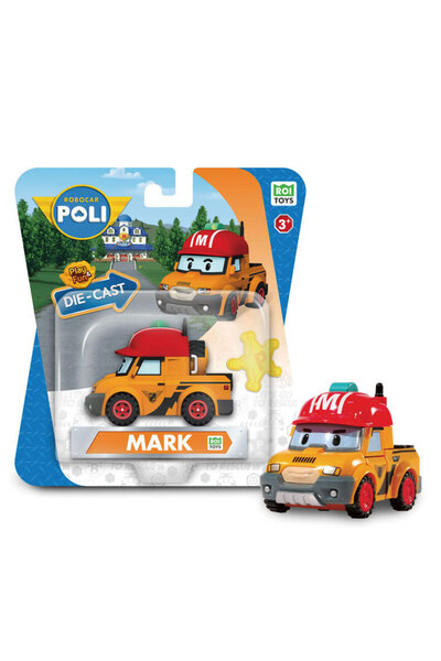 Robocar Poli Metal Araç Karakter Figür Mark POLI/MRT-604