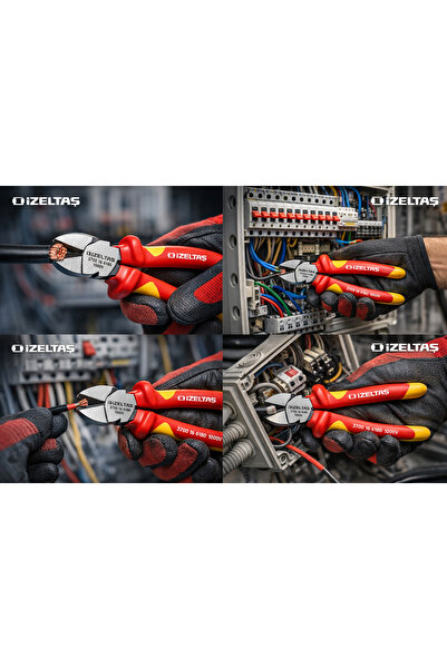 İzeltaş 3700 16 6180 Elektirikçi Yan Keski 1000V