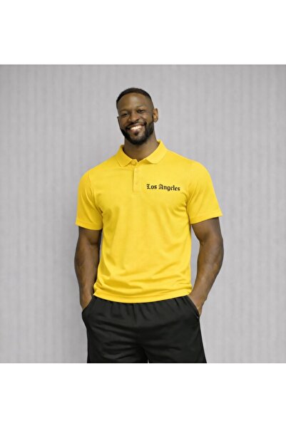 NOFLEN Men's Polo Neck Logo Printed T-Shirt