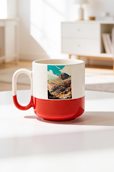 BB TRADE Afyon Design Ceramic Printed Pro Mug 330ml