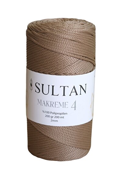 Sultan MAKREME 4 ( MAKROME ) 2 MM ÇANTA SUPLA ÖRGÜ İPİ 038 / 2 ADET
