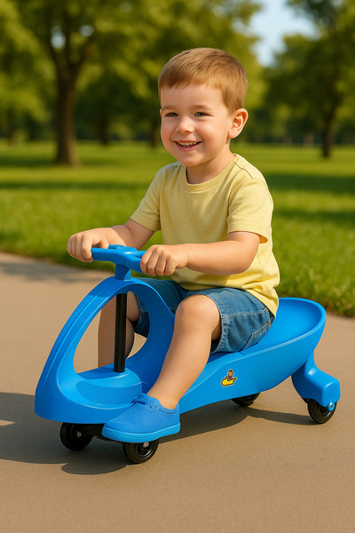 Saule Swing Car Karınca Kaykay Mavi