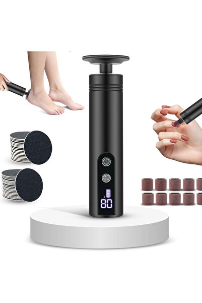 Dotail KGV 2-in-1 Electric Foot and Heel File, 9 speeds (630–1000 RPM), 2000m...