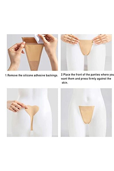 SEBURAM COLLECTION Laser Thong Adhesive Invisible Women's Panties