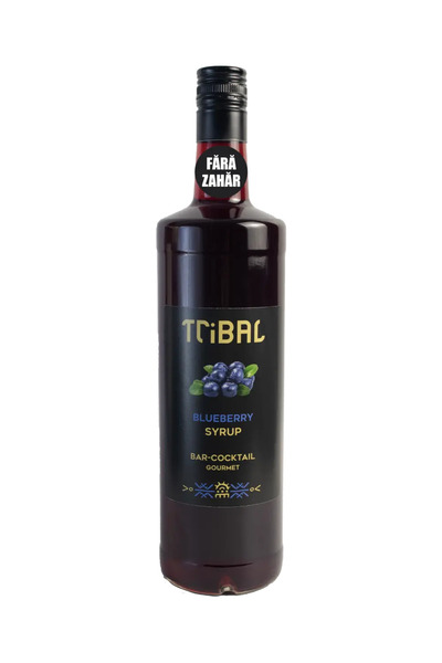 Tribal Coffee TRIBAL SUGAR-FREE BLUEBERRY SYRUP, 350ml.