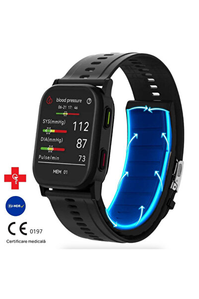 SANOTRAK Smartwatch Medicalis medically certified and advanced health blood p...